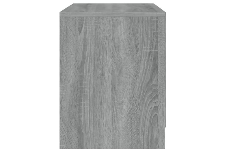 Sängbord grå sonoma ek 45x34,5x44,5 cm spånskiva - Grå - Möbler - Sovrum - Sängbord