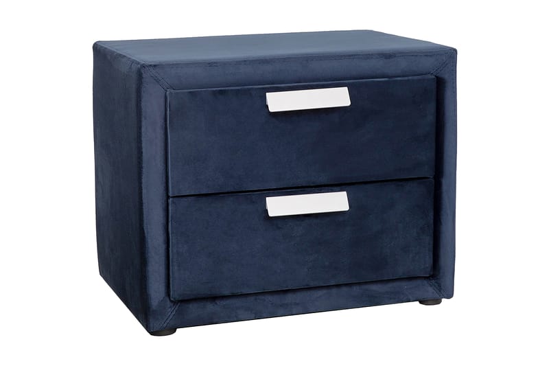 Sängbord GRACE 2-lådor 505x41xH40cm färg: blå - Blå - Sängbord - Bord