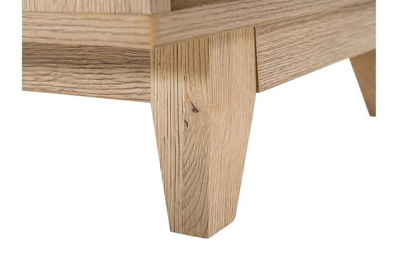 Hultz Sängbord 50 cm med Förvaring Låda + Hylla - Vit - Möbler - Sovrum - Sängbord