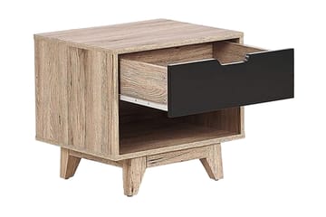 Hultz Soffbord 50 cm - Svart/Ljust Trä - Möbler - Sovrum - Sängbord