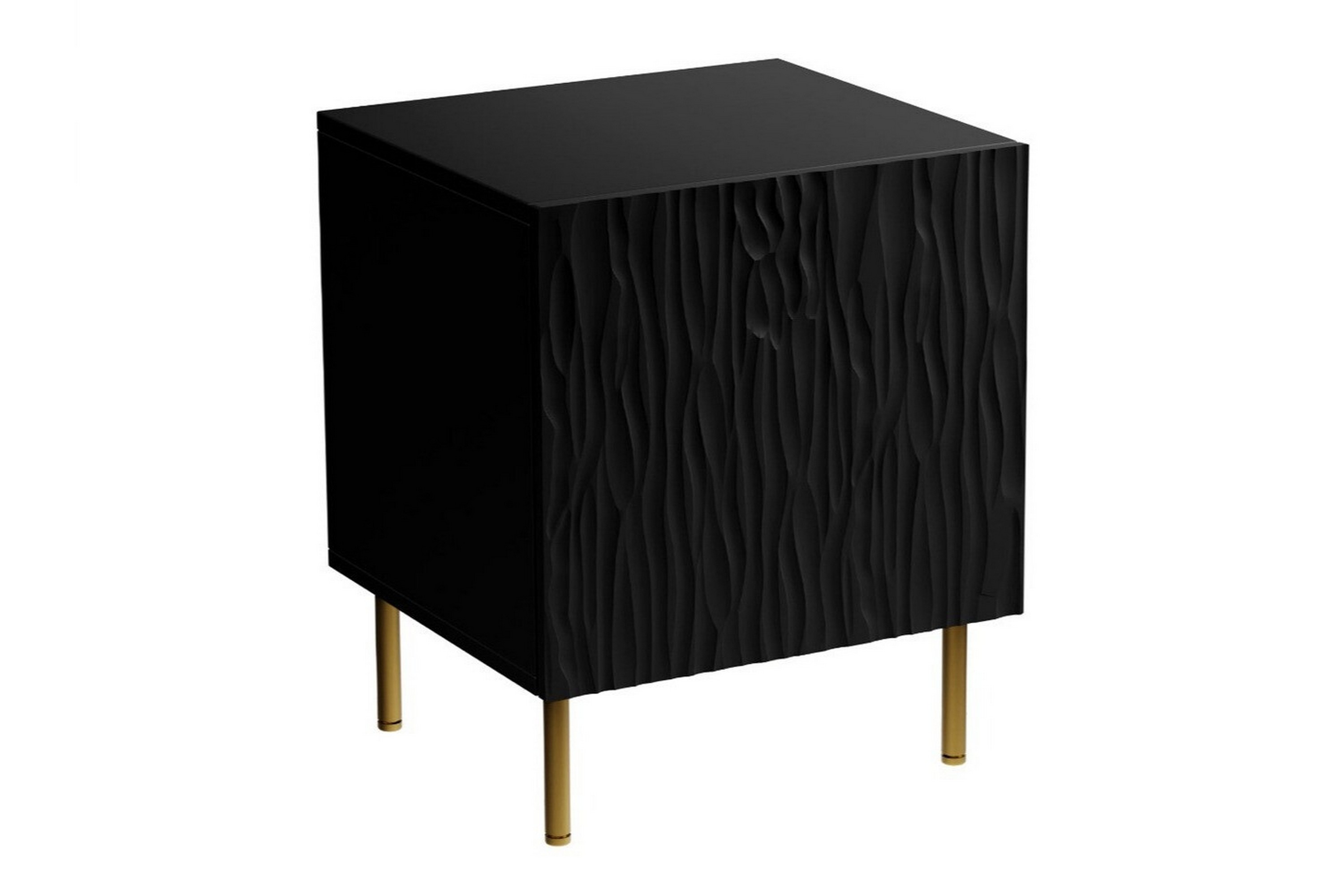 juniskär sängbord 44 cm svart -