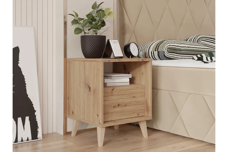 Kintore Sängbord 40 cm - Brun - Möbler - Sovrum - Sängbord