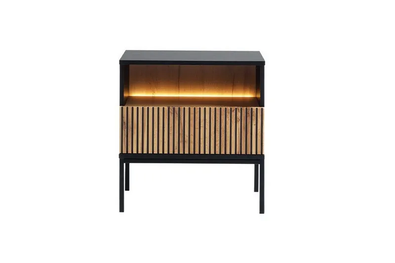 Klinkerville Sängbord 54 cm - Svart - Möbler - Sovrum - Sängbord