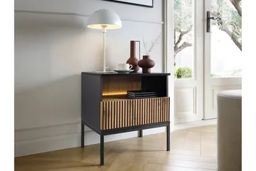 Klinkerville Sängbord 54 cm - Svart - Möbler - Sovrum - Sängbord
