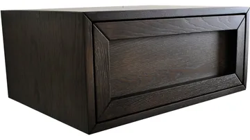 Sängbord Korsen för Vägg - Brunlackad ek - Möbler - Sovrum - Sängbord