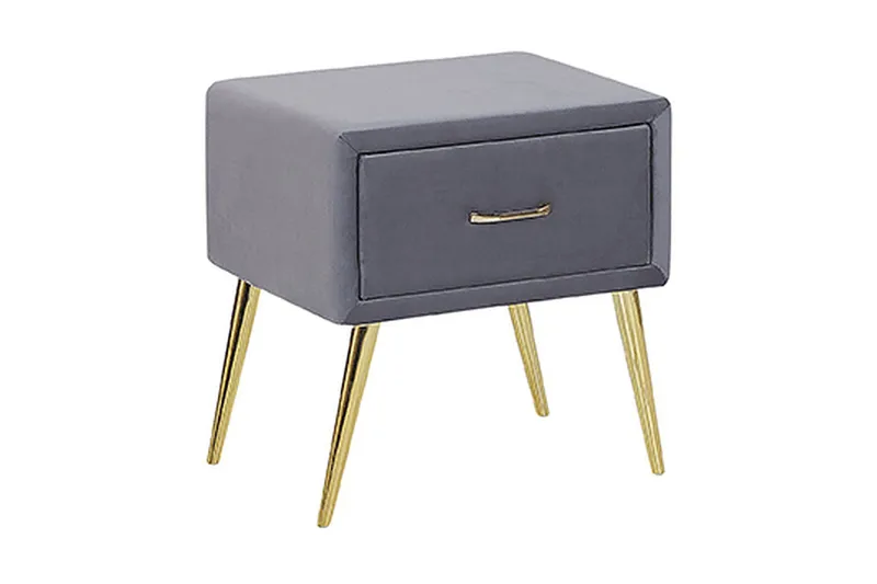 Larochelle Sängbord - Grå - Möbler - Sovrum - Sängbord