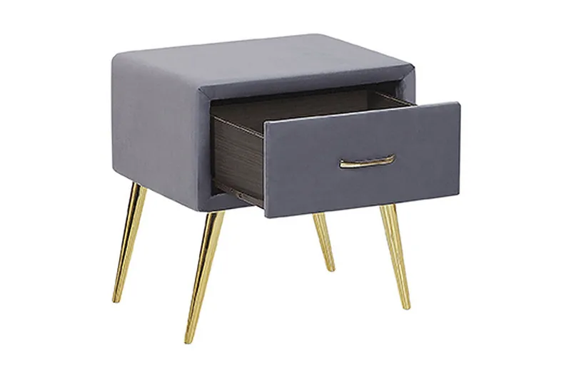Larochelle Sängbord - Grå - Möbler - Sovrum - Sängbord