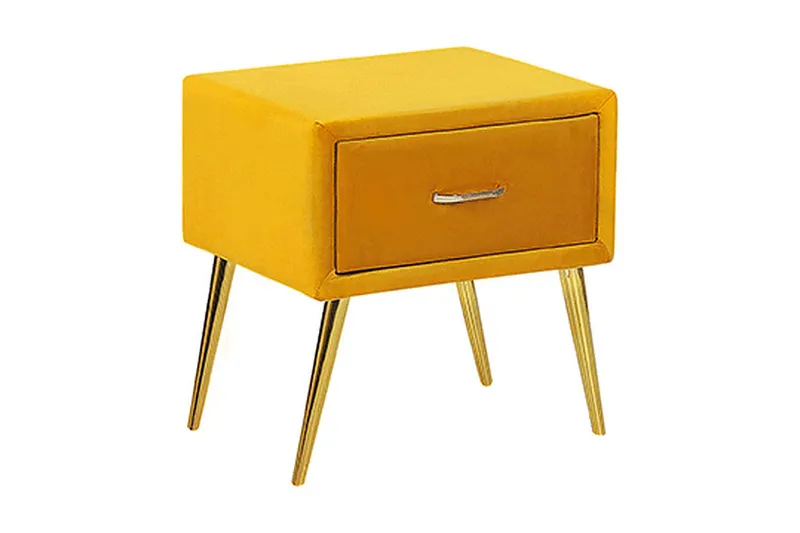 Larochelle Sängbord - Gul - Möbler - Sovrum - Sängbord