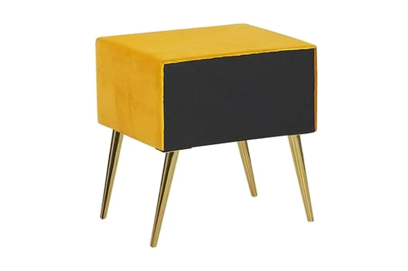 Larochelle Sängbord - Gul - Möbler - Sovrum - Sängbord