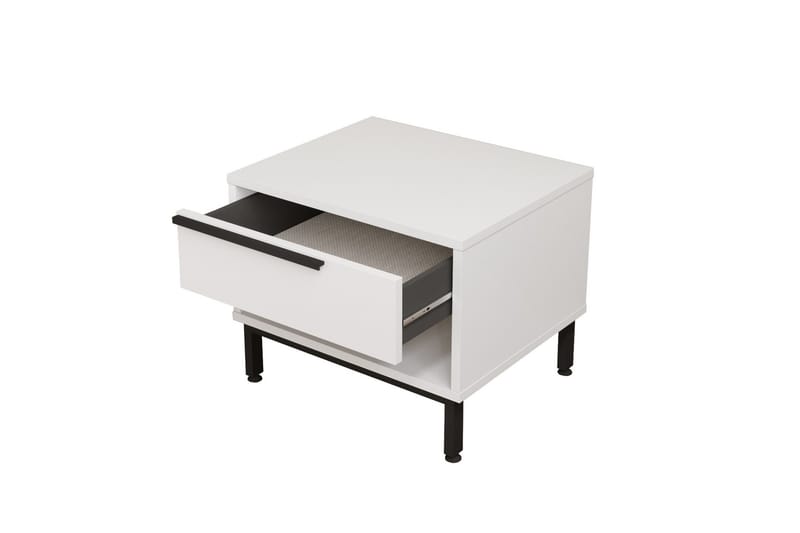Liyakat Sängbord 53,6 cm - Vit - Möbler - Sovrum - Sängbord
