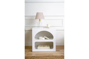 Lorin Sängbord 50 cm - Vit - Möbler - Sovrum - Sängbord