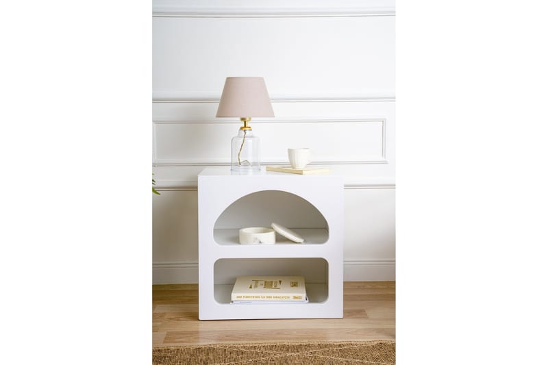 Lorin Sängbord 50 cm - Vit - Möbler - Sovrum - Sängbord