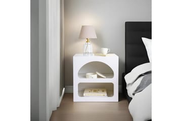 Lorin Sängbord 50 cm - Vit - Möbler - Sovrum - Sängbord