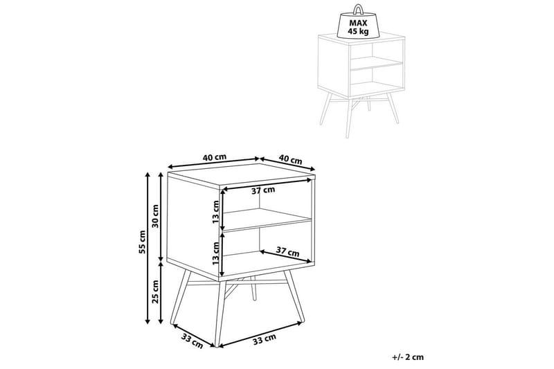 Sängbord Lubock - Möbler - Sovrum - Sängbord