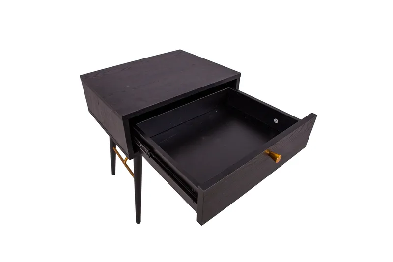 Luxemburg Sängbord Svart/Koppar - Möbler - Sovrum - Sängbord