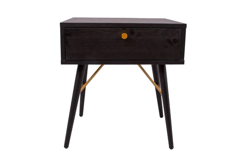 Luxemburg Sängbord Svart/Koppar - Möbler - Sovrum - Sängbord