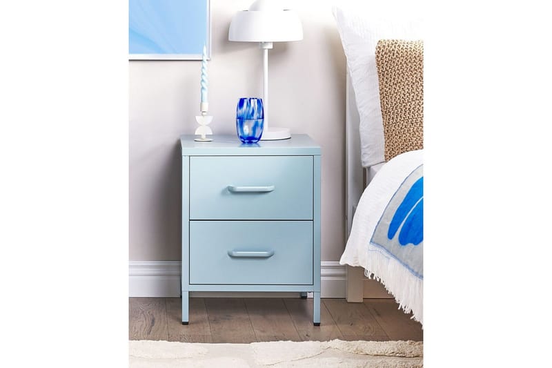 Sängbord Malavi Blå - Blå - Möbler - Sovrum - Sängbord