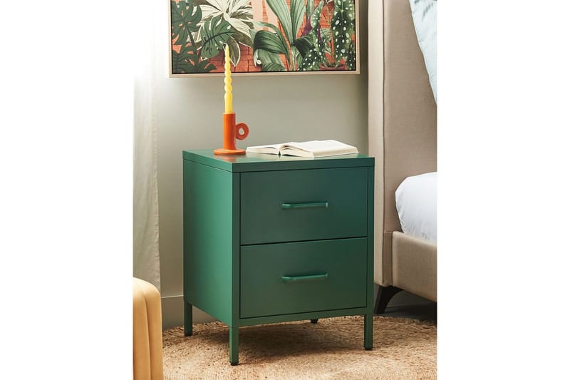Sängbord Malavi Grön - Grön - Möbler - Sovrum - Sängbord