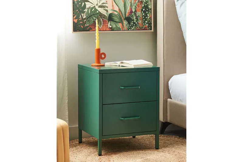 Sängbord Malavi Grön - Grön - Möbler - Sovrum - Sängbord