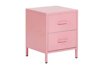 Malavin Sängbord 43 cm - Stål/Rosa - Möbler - Sovrum - Sängbord