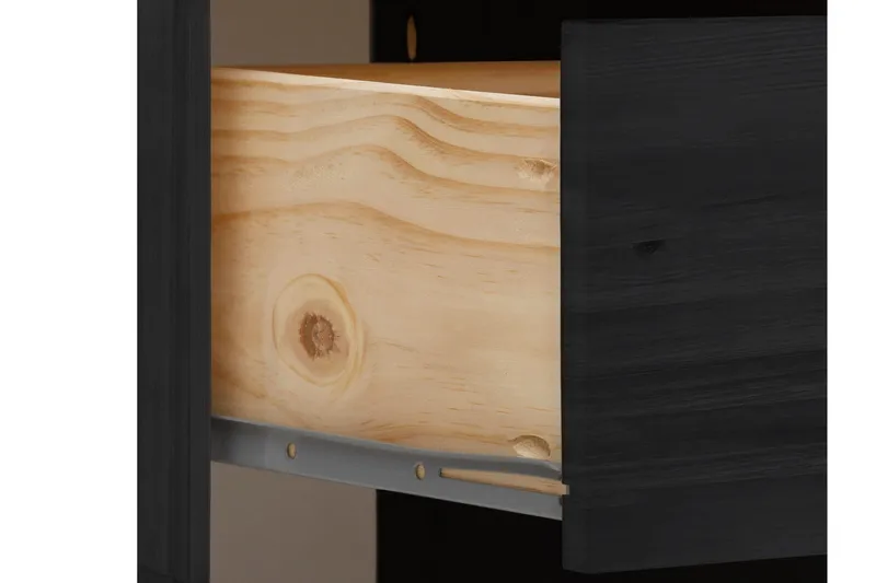 Masoomi Sängbord 38x35 cm - Svart - Möbler - Sovrum - Sängbord