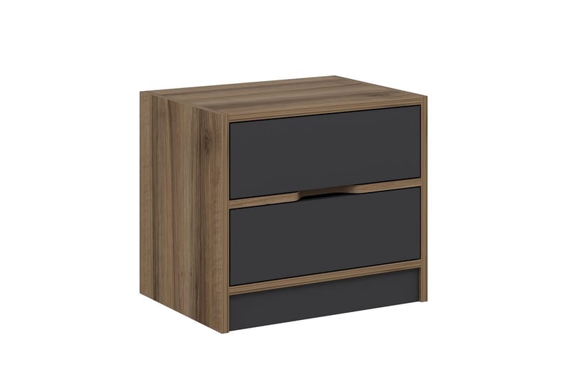 Munna Sängbord 54 cm - Valnöt/Antracit - Möbler - Sovrum - Sängbord