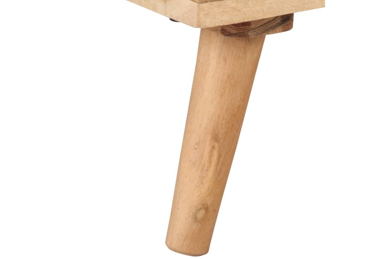 Nattduksbord 40x30x50 cm massivt acaciaträ - Grå - Möbler - Sovrum - Sängbord
