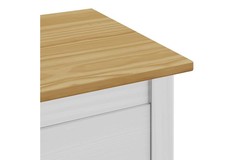 Nattduksbord Hill Range 2 st vit 46x35x49,5 cm massiv furu - Vit - Möbler - Sovrum - Sängbord