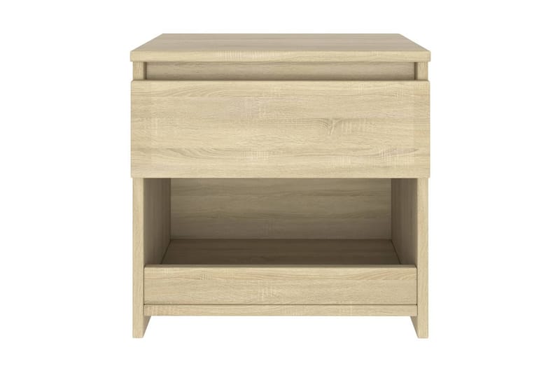 Nattduksbord sonoma-ek 40x30x39 cm spånskiva - Brun - Möbler - Sovrum - Sängbord