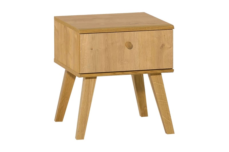 NATURE Sängbord 40 cm med Förvaring Ek - Natur - Möbler - Sovrum - Sängbord
