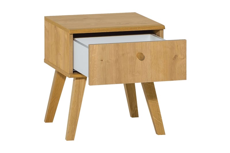 NATURE Sängbord 40 cm med Förvaring Ek - Natur - Möbler - Sovrum - Sängbord