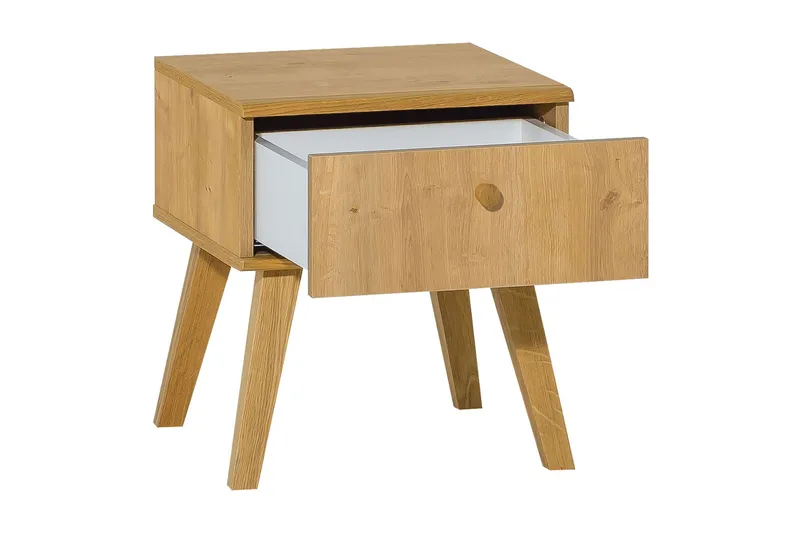 Nature Sängbord 40 cm med Förvaring Ek - Natur - Möbler - Sovrum - Sängbord