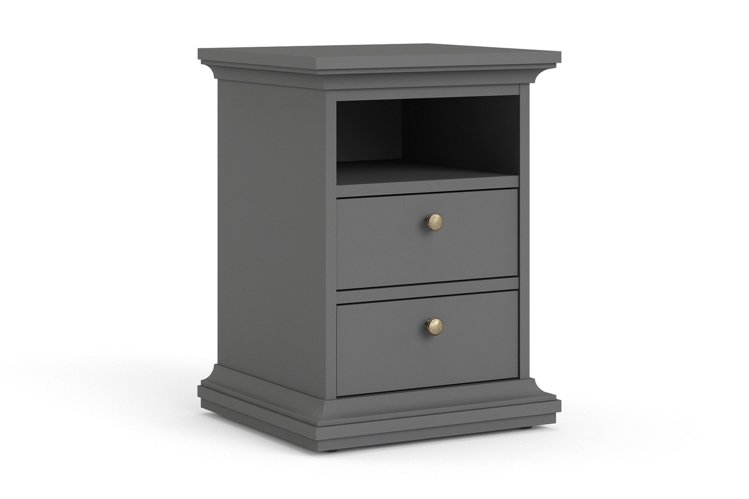 nicolina sängbord grå -