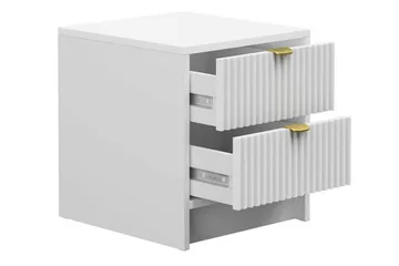Novaj Sängbord 35 cm - Vit - Möbler - Sovrum - Sängbord