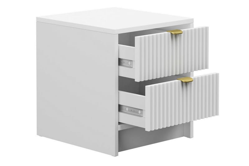 Novaj Sängbord 35 cm Vit - Möbler - Sovrum - Sängbord