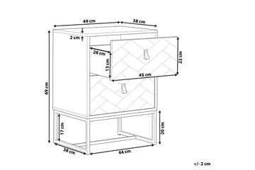 Nueva Sängbord 49 cm - Trä/natur - Möbler - Sovrum - Sängbord