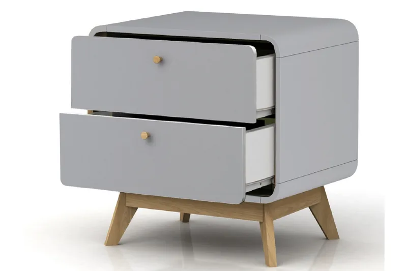 Olivet Sängbord 51 cm - Grå - Möbler - Sovrum - Sängbord