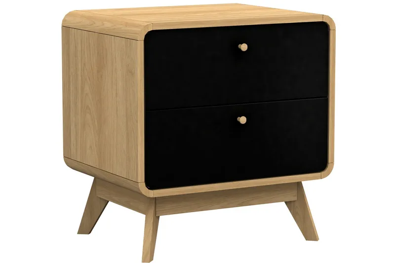 Olivet Sängbord 51 cm - Natur/Svart - Möbler - Sovrum - Sängbord