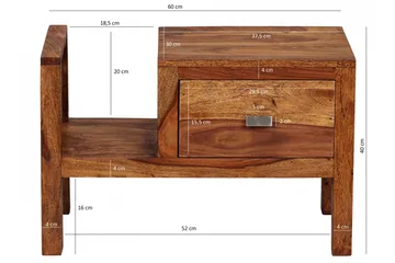 Oostendorp Sängbord 60 cm - Möbler - Sovrum - Sängbord