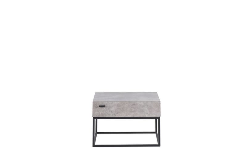 PAHAL Soffbord 55 cm Grå - Möbler - Sovrum - Sängbord