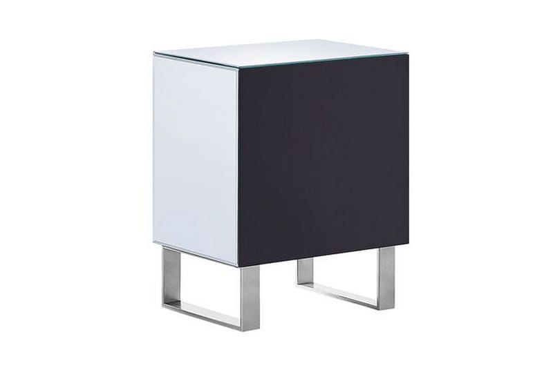 Sängbord 2 lådor spegeleffekt NESLE - Silver - Sängbord - Bord