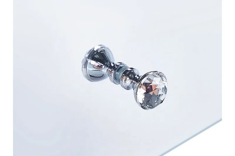 Sängbord 2 lådor spegeleffekt NESLE - Silver - Möbler - Sovrum - Sängbord