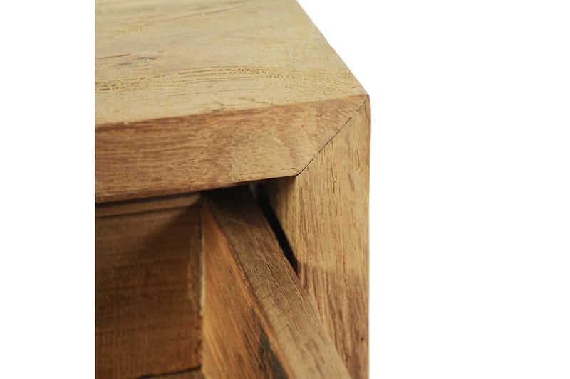 Sängbord 2 st 40x30x50 cm massiv teak - Brun - Möbler - Sovrum - Sängbord