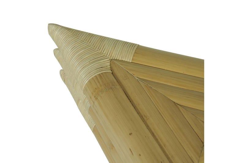 Sängbord 2 st 60x60x40 cm bambu naturlig - Brun - Sängbord - Bord