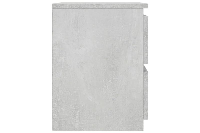 Sängbord 2 st betonggrå 30x30x40 cm spånskiva - Grå - Möbler - Sovrum - Sängbord
