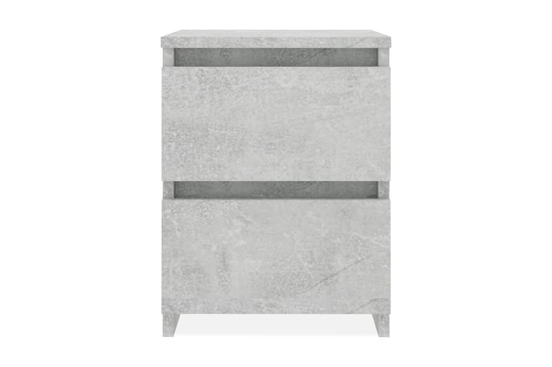 Sängbord 2 st betonggrå 30x30x40 cm spånskiva - Grå - Möbler - Sovrum - Sängbord