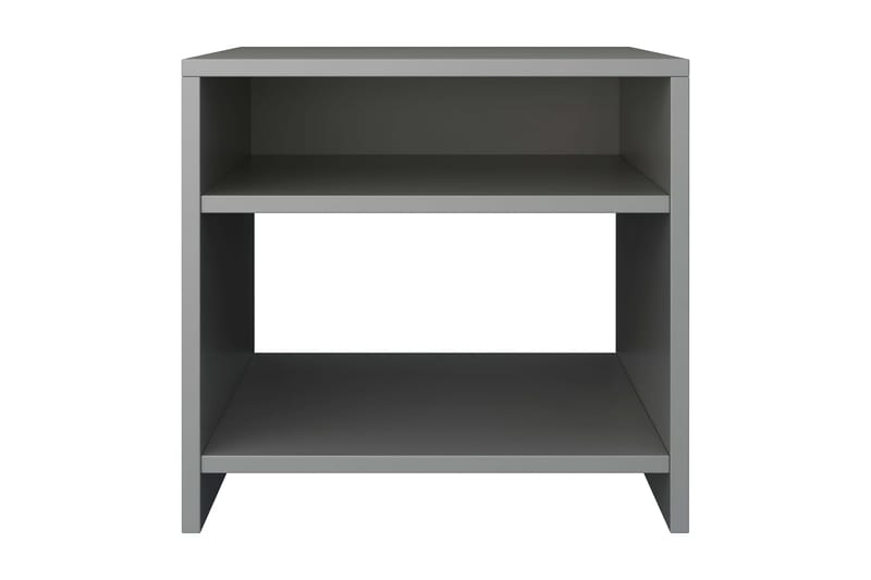Sängbord 2 st grå 40x30x40 cm spånskiva - Grå - Sängbord - Marmorbord - Bord