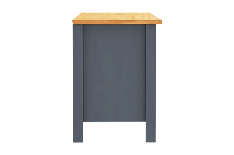 Sängbord 2 st Hill Range 46x35x49,5 cm massiv furu - Grå - Möbler - Sovrum - Sängbord