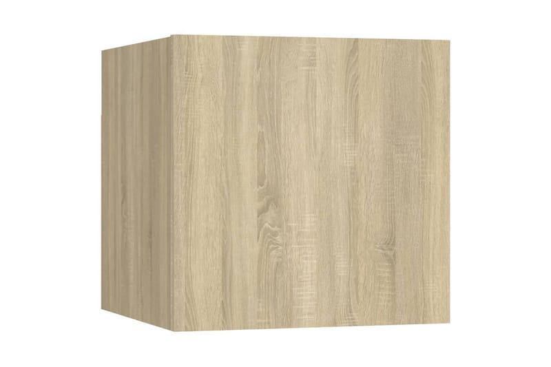 Sängbord 2 st sonoma ek 30,5x30x30 cm spånskiva - Brun - Sängbord - Bord