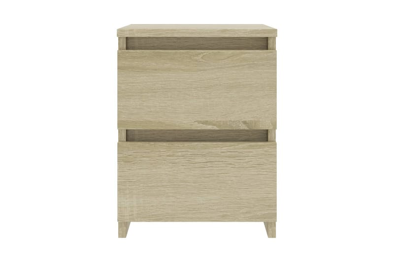 Sängbord 2 st sonoma ek 30x30x40 cm spånskiva - Brun - Möbler - Sovrum - Sängbord